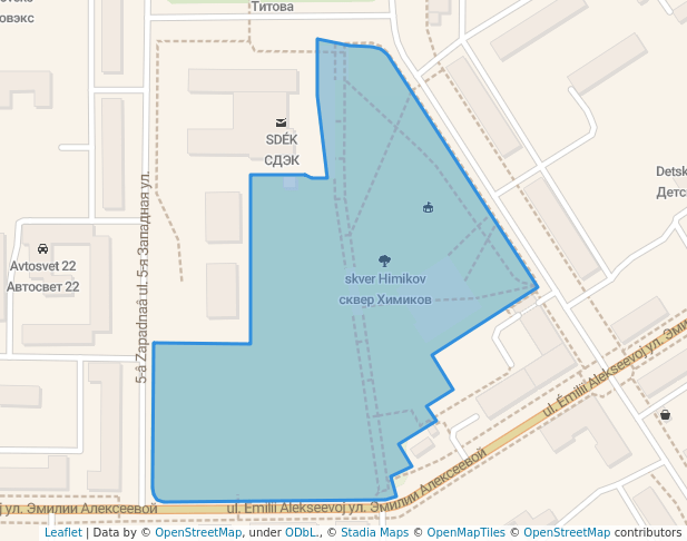 сквер Химиков