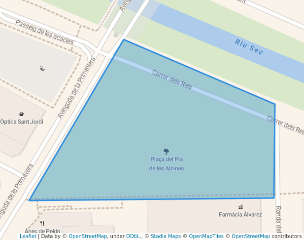 Plaça del Pla de les Alzines