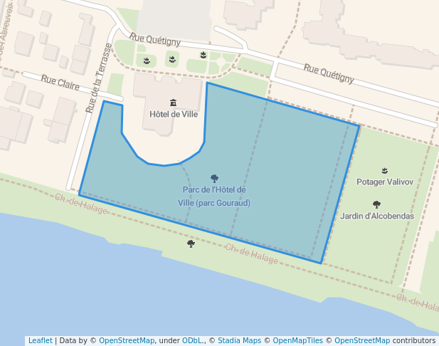 Parc de l'Hôtel de Ville (parc Gouraud)