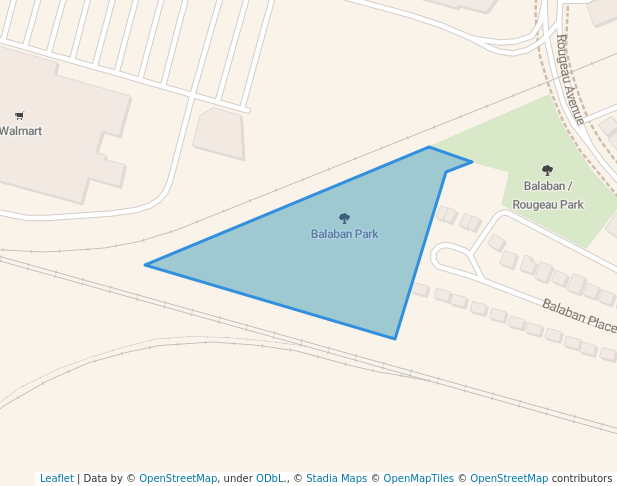 Balaban Park in Winnipeg | Map and Routes