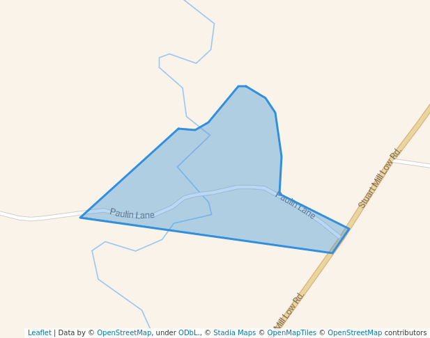 walking in Stuart Mill Streamside Reserve map in Gooroc