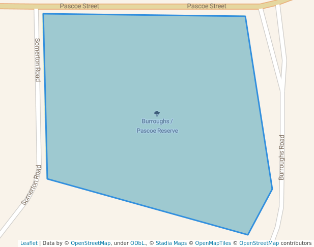 Burroughs / Pascoe Reserve