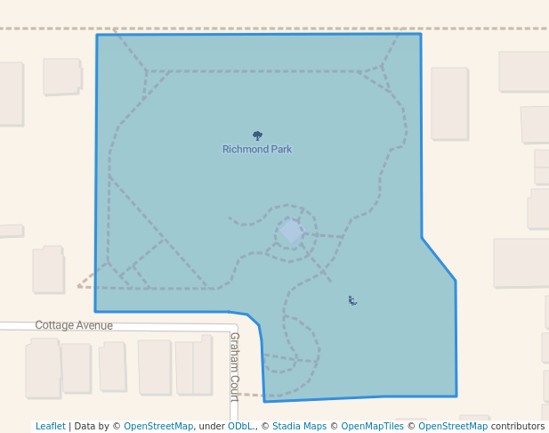 walking in Richmond Park map in Salt Lake City