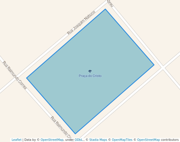 walking in Praça do Cristo map in Ubatuba