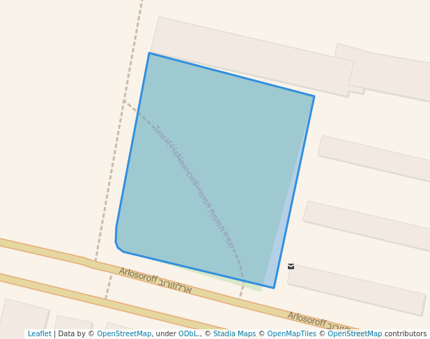 walking in Histadrut Garden map in Tel Aviv-Yafo