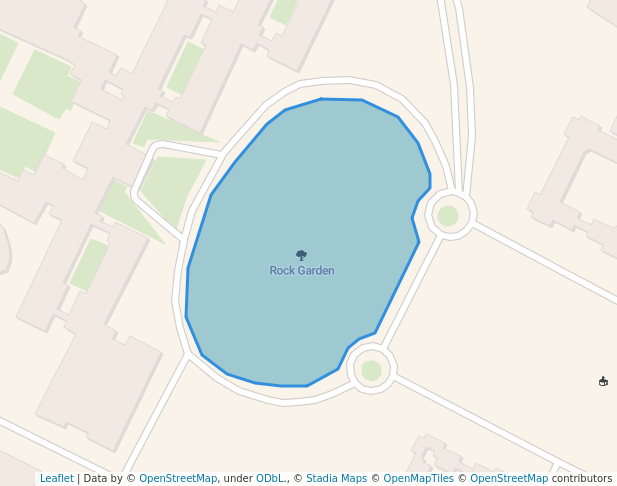 walking in Rock Garden map in Secunderabad