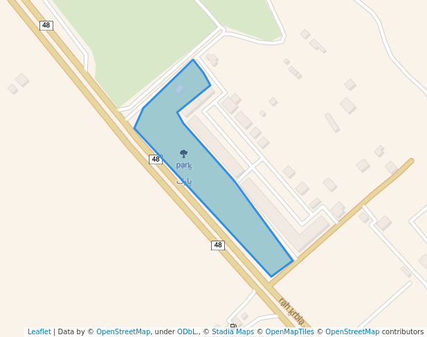 walking in پارک map in Sarpol-e Zahab