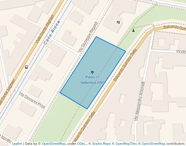 Parco 11 Settembre 2001