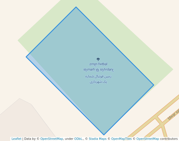 زمین فوتبال شماره یک شهرداری in Minab | Map and Routes