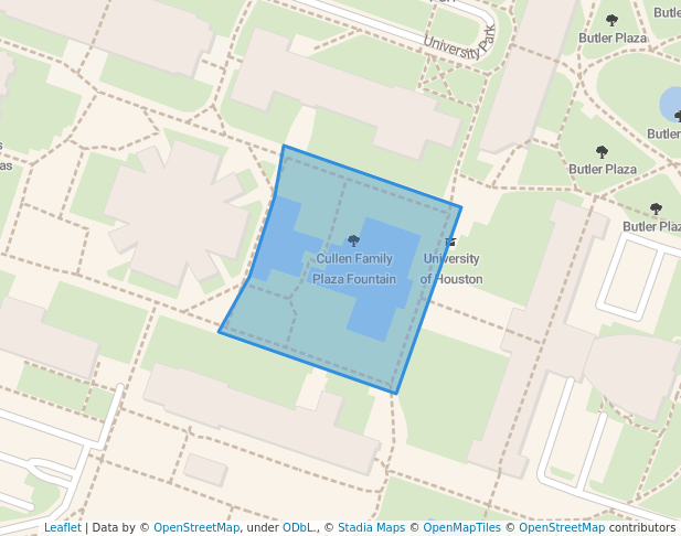 Cullen Family Plaza Fountain