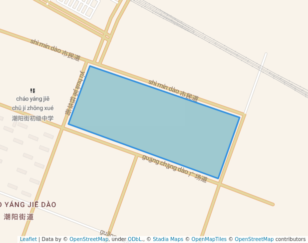 walking in 人民广场 map in Tianjin
