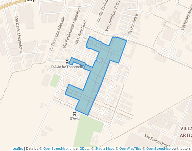 walking in Parco dei caduti della Fanfara Olandese map in Modena