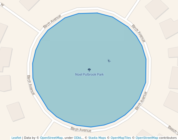 walking in Noel Pulbrook Park map in Leeton