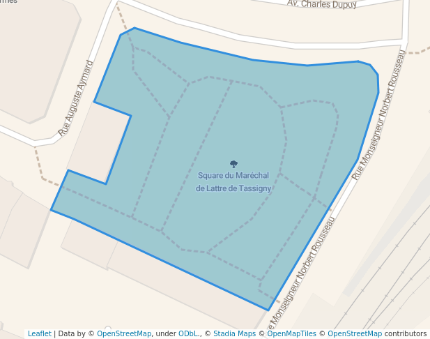 Square du Maréchal de Lattre de Tassigny