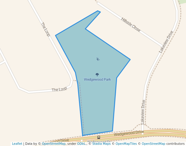 Wedgewood Park in Edgewater | Map and Routes