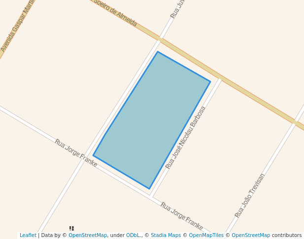 walking in Praça Senhorinha Pillar Soares (Pracinha da Soares) map in Cachoeira do Sul