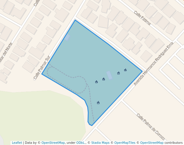 walking in Parque Elías "Jun-Jun" Dávila Pesquera map in Carolina