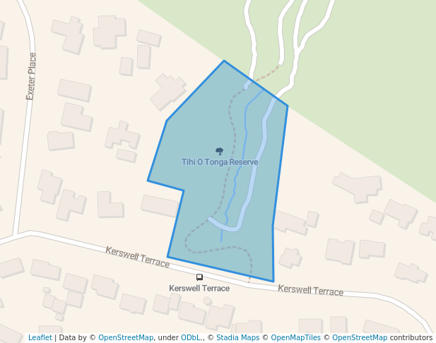 walking in Tihi O Tonga Reserve map in Rotorua