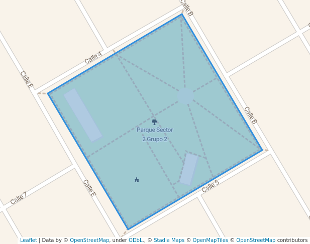 walking in Parque Sector 2 Grupo 2 map in Villa María del Triunfo