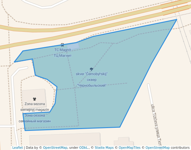 сквер "Чернобыльский"