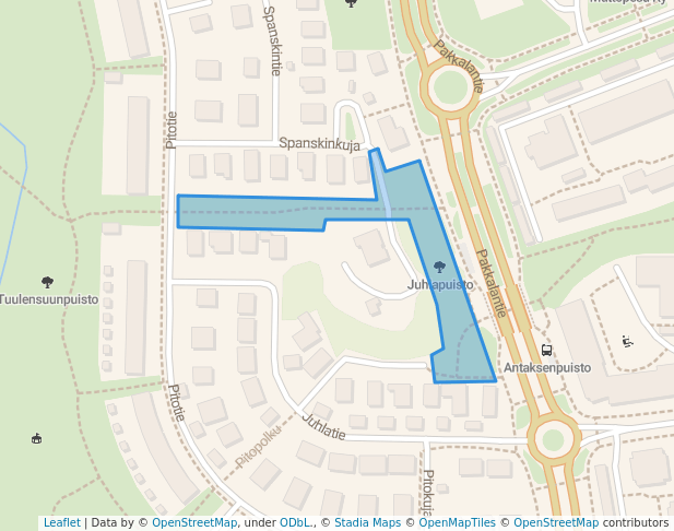 Juhlapuisto in Vanda | Map and Routes