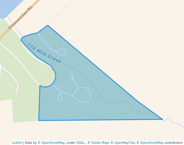 walking in Outlet Park map in Vassar