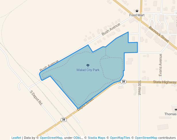 walking in Malad City Park map in Malad City