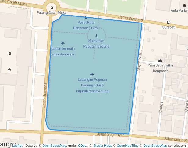 Lapangan Puputan Badung I Gusti Ngurah Made Agung