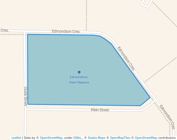 Edmondson/Klein Reserve