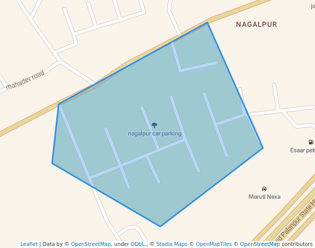 walking in nagalpur car parking map in Mehsana