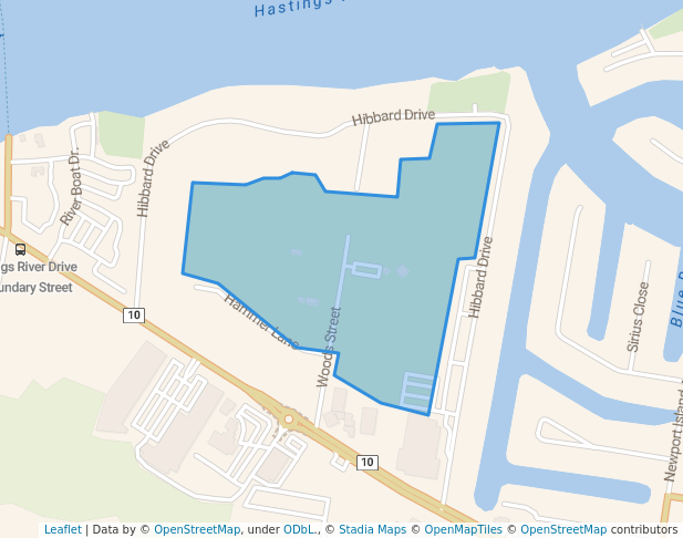 walking in Stuart Park map in Port Macquarie