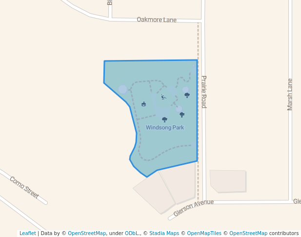 walking in Windsong Park map in Wildomar