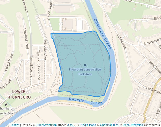 Thornburg Conservation Park Area