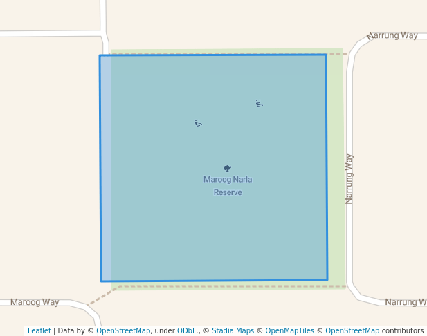 Maroog / Narrung Reserve in Nollamara | Map and Routes
