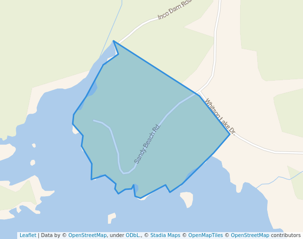 walking in Kalmo Park Conservation Area map in Blezard Valley