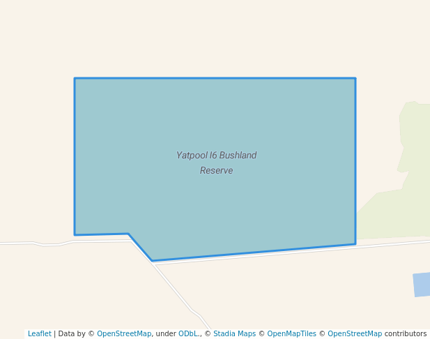 walking in Yatpool I6 Bushland Reserve map in Cardross
