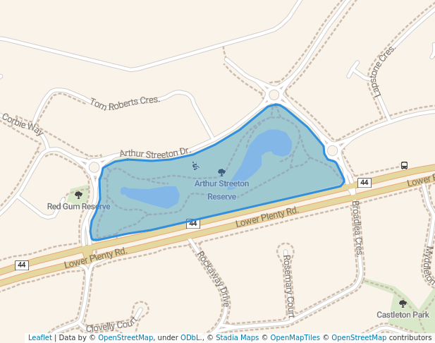 Arthur Streeton Reserve