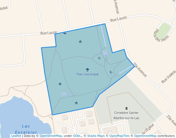 Parc municipal de Sainte-Marthe-sur-le-lac