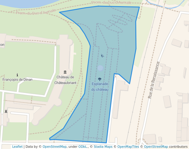 Esplanade du château