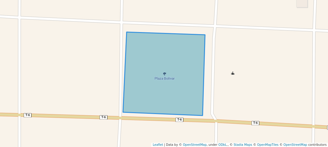 walking in Plaza Bolívar map in Villa del Rosario