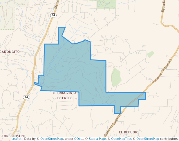 Gutierrez Canyon-Milne Open Space