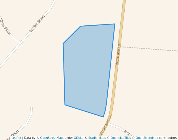 walking in Arctic Neighborhood Conservation Area map in Aspen Hill