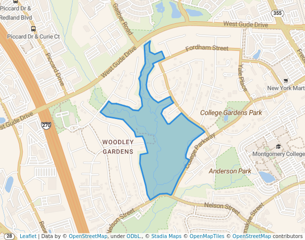 Upper Watts Branch Forest Preserve