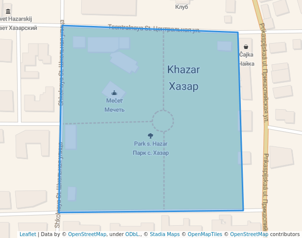Парк с. Хазар