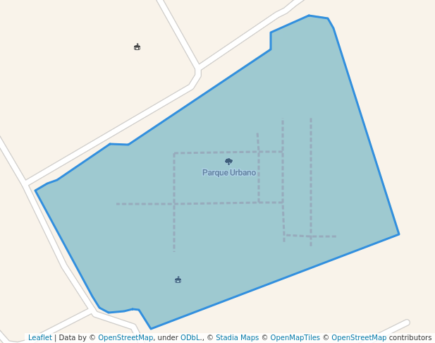 walking in Parque Urbano map in Santa Cruz de la Sierra