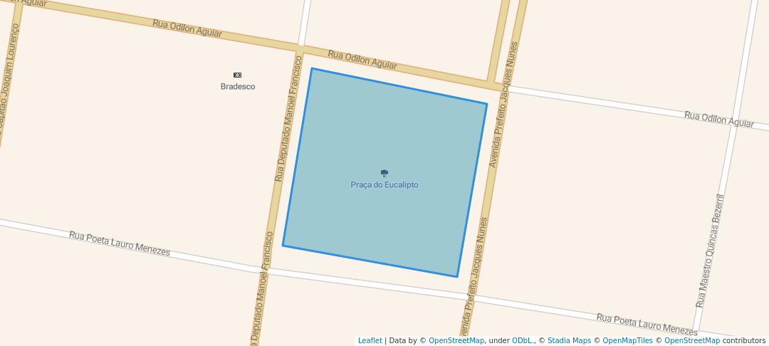 walking in Praça do Eucalipto map in Tianguá