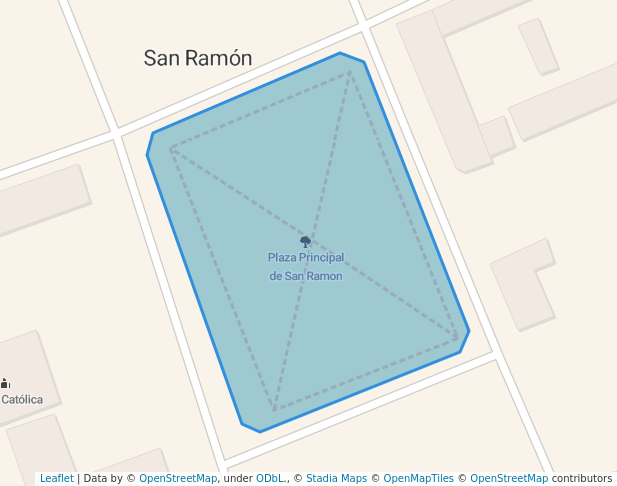 Plaza Principal de San Ramon in San Ramon | Map and Routes