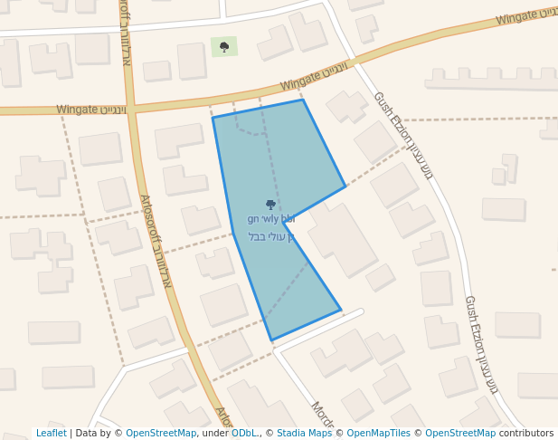 גן עולי בבל in Be'er Sheva | Map and Routes