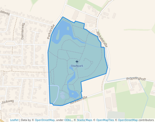 Stadtpark in Ochtrup | Map and Routes