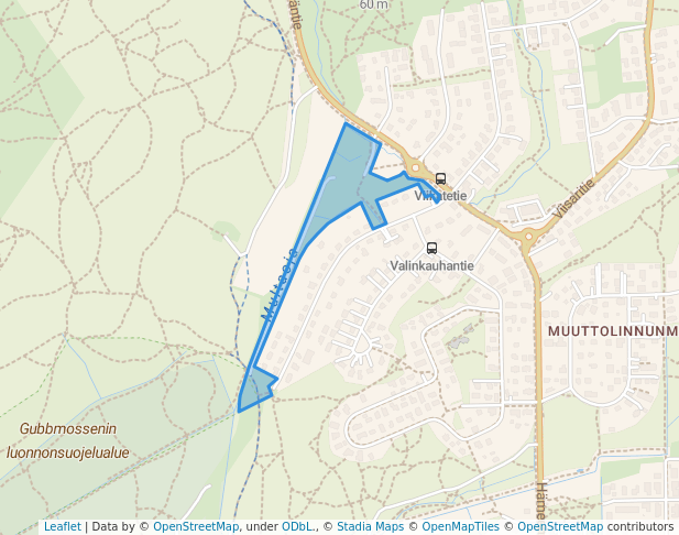 Viikatepuisto in Vanda | Map and Routes